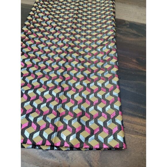 Anthropologie The Essential Slim Pants Metallic Geometric Print Colorful Size 6 - Picture 3 of 10